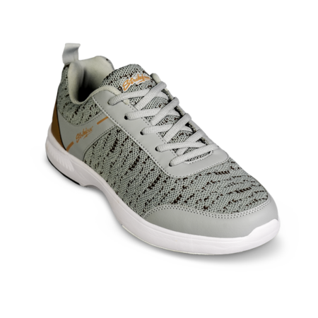 KR Strikeforce Flyer Mesh Lite Men's Bowling Shoes Grey/Tan - Image 6
