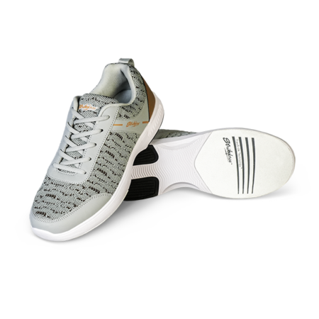 KR Strikeforce Flyer Mesh Lite Men's Bowling Shoes Grey/Tan - Image 8