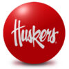 University of Nebraska NCAA Bowling Ball - Image 3