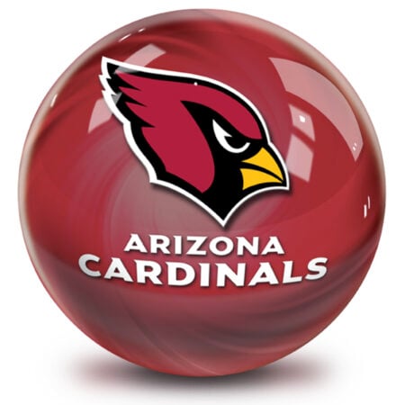 Arizona Cardinals NFL Helmet Swirl Bowling Ball - Image 2
