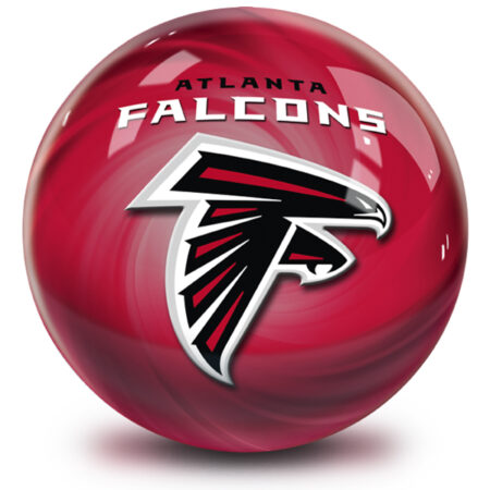 Atlanta Falcons NFL Helmet Swirl Bowling Ball - Image 2