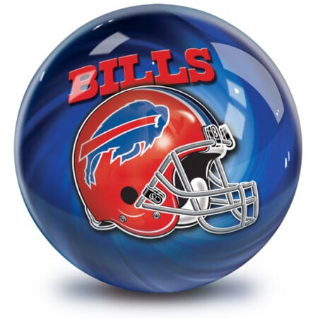 Buffalo Bills NFL Helmet Swirl Bowling Ball