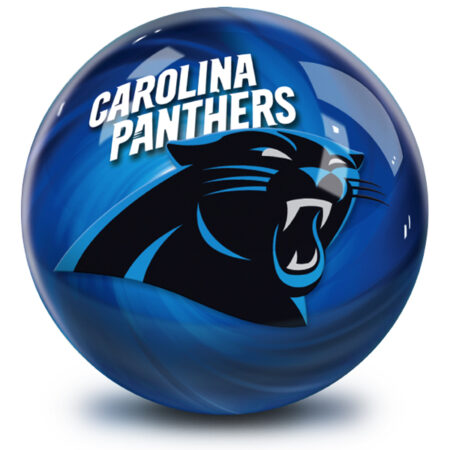 Carolina Panthers NFL Helmet Swirl Bowling Ball - Image 2