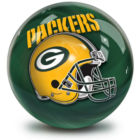 Green Bay Packers NFL Helmet Swirl Bowling Ball