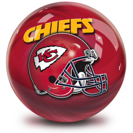 Kansas City Chiefs NFL Helmet Swirl Bowling Ball