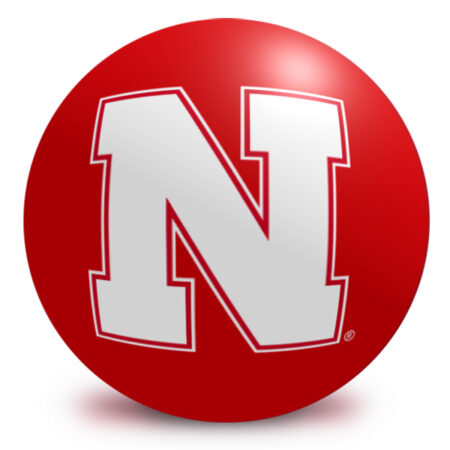 University of Nebraska NCAA Bowling Ball - Image 2