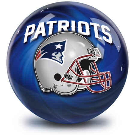 New England Patriots NFL Helmet Swirl Bowling Ball