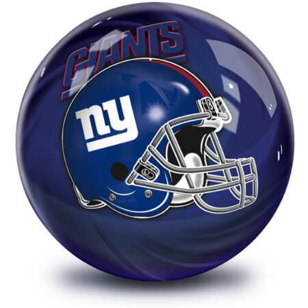 New York Giants NFL Helmet Swirl Bowling Ball
