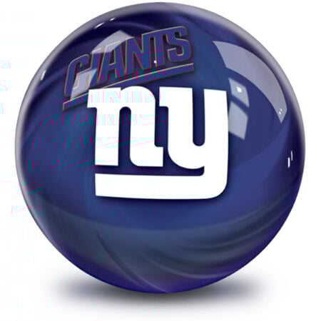 New York Giants NFL Helmet Swirl Bowling Ball - Image 2