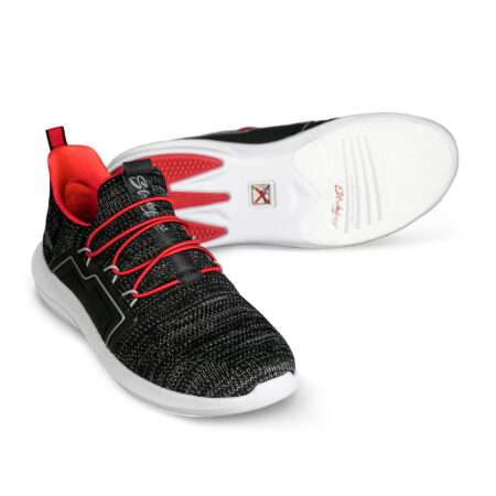 KR Strikeforce Patriot Men's Bowling Shoes Black/Red - Image 3