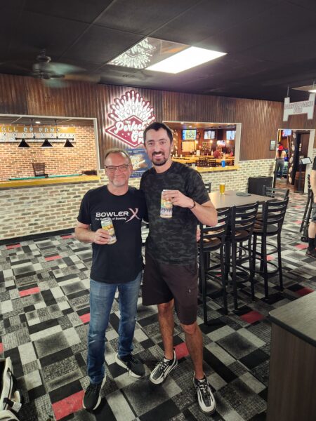 Marshall Kent with PBA Swing Juice