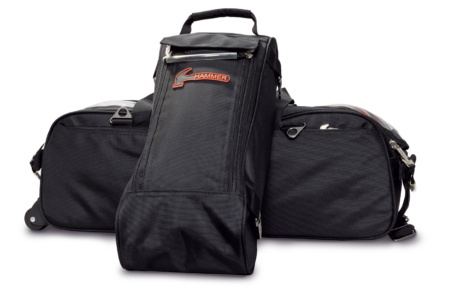 Hammer Premium Slim Triple Tote W/Shoe Pouch Black - Image 7