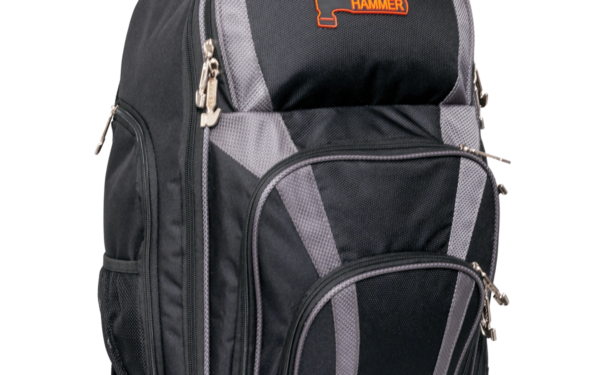 For Sale Hammer Tournament Backpack - Black/Orange Bowling Bag With Shoe Storage Two Ball