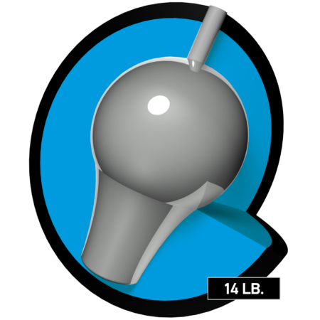 Brunswick Ivory Rhino Pro Bowling Ball - Image 3