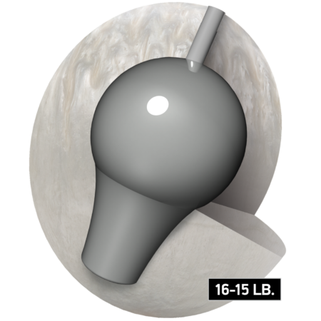 Brunswick Ivory Rhino Pro Bowling Ball - Image 2