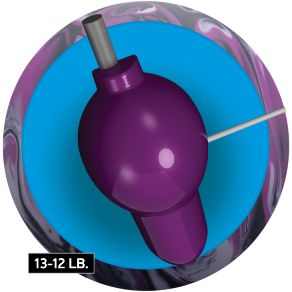 Radical Zig Zag Solid Bowling Ball CLOSEOUT DEAL - BowlerX