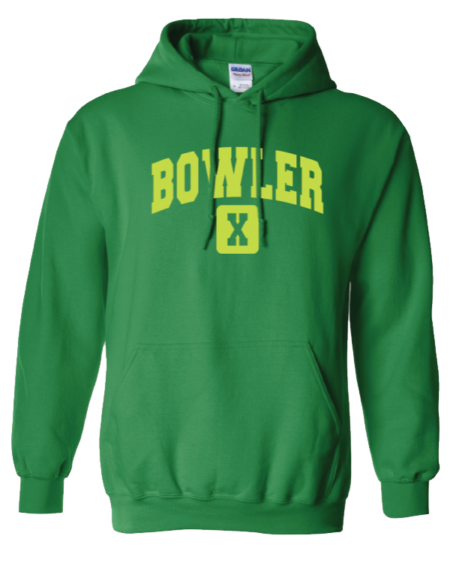 bowlerx collegiate bowling hoodie