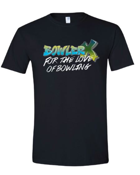 bowlerx graffiti bowling tshirt
