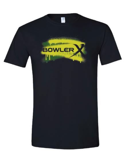 bowlerx spray paint bowling tshirt