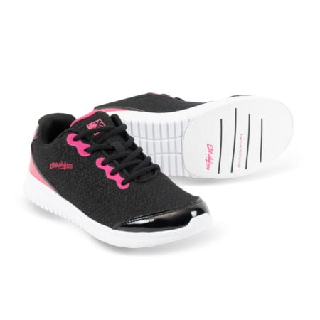 KR Strikeforce Glitz Black/Magenta Women's Bowling Shoes - Image 3