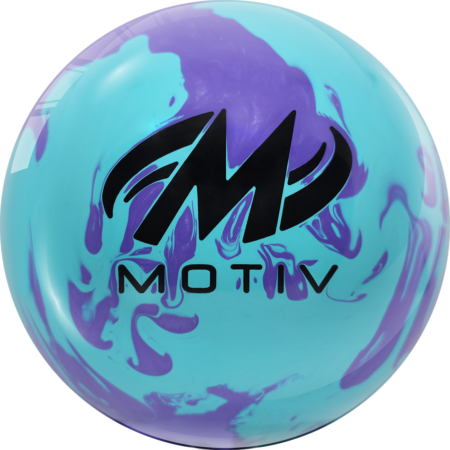 Motiv Max Thrill Hybrid Blue/Purple Bowling Ball - Image 4