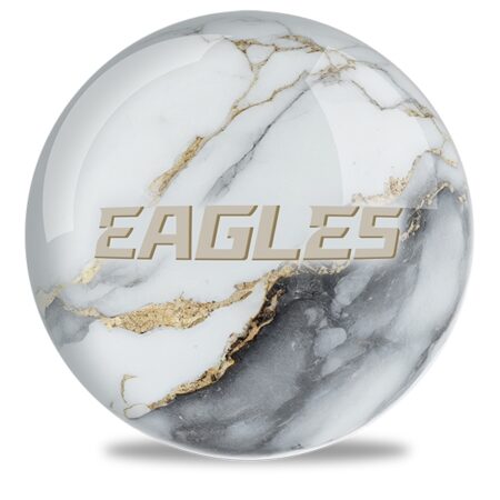 OTB NFL Philadelphia Eagles White Marble Bowling Ball - Image 2