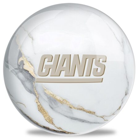 OTB NFL New York Giants White Marble Bowling Ball - Image 2