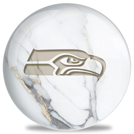 OTB NFL Seattle Seahawks White Marble Bowling Ball