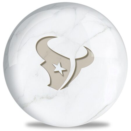 OTB NFL Houston Texans White Marble Bowling Ball