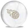 OTB NFL Tennessee Titans White Marble Bowling Ball