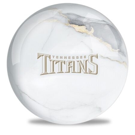 OTB NFL Tennessee Titans White Marble Bowling Ball - Image 2