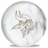 OTB NFL Minnesota Vikings White Marble Bowling Ball