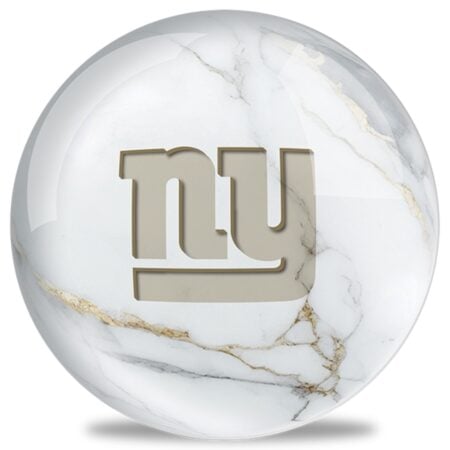 OTB NFL New York Giants White Marble Bowling Ball