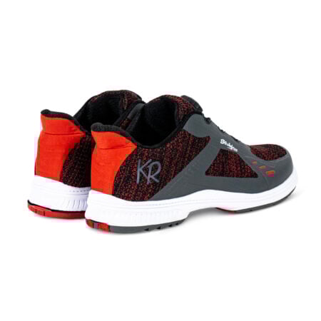 KR Strikeforce Jet FT Right Handed Men's Bowling Shoes Black/Red/Grey - Image 2