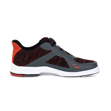 KR Strikeforce Jet FT Right Handed Men's Bowling Shoes Black/Red/Grey - Image 4