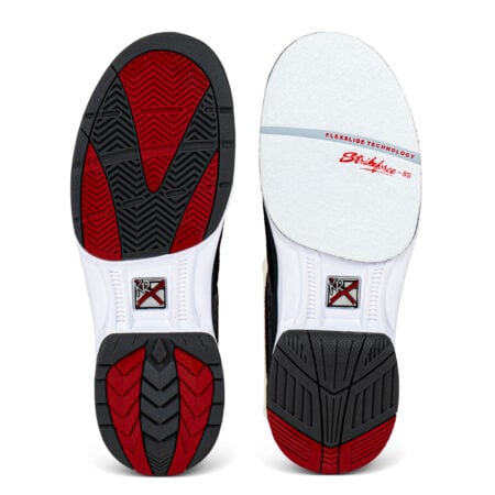 KR Strikeforce Jet FT Right Handed Men's Bowling Shoes Black/Red/Grey - Image 3