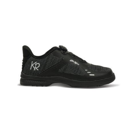 KR Strikeforce Jet FT Right Handed WIDE Men's Bowling Shoes Black/Silver