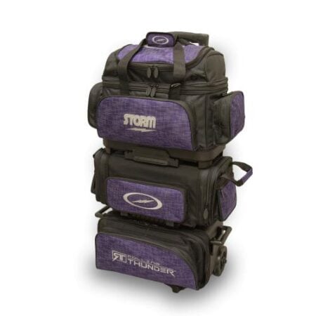 Storm Rolling Thunder 6-Ball Roller Bag Black/Abstract Purple