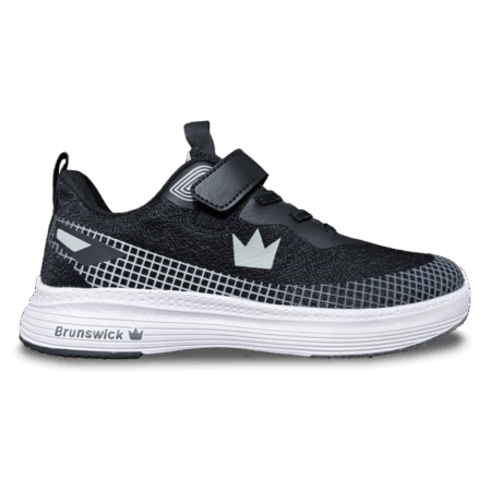 Brunswick Strike Zone Youth Bowling Shoes Black/Grey
