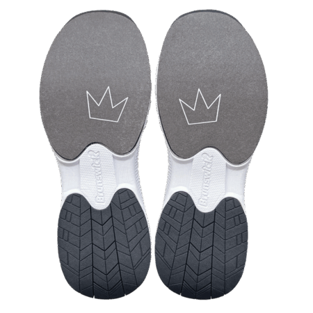 Brunswick Alpha Max Men's Bowling Shoes Grey/Navy - Image 2