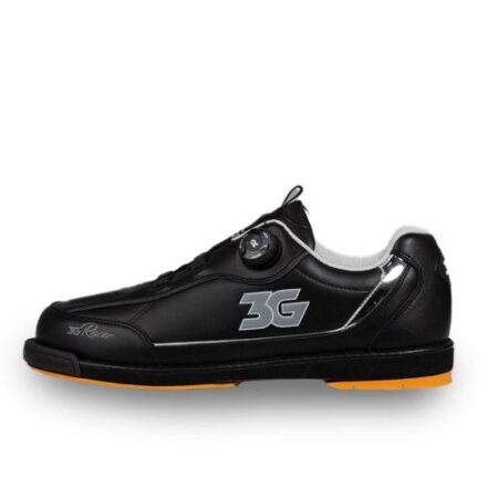 3G Dial Racer Left Handed Bowling Shoes Black/Chrome