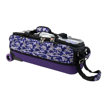 KR Dye Sub Slim Triple Tote Purple/Camo