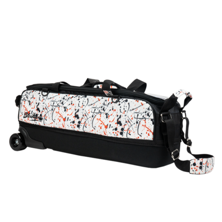 KR Dye Sub Slim Triple Tote White/Black/Red Splash