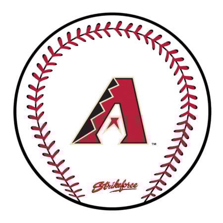 KR Strikeforce MLB Arizona Diamondbacks Round Leather Shammy
