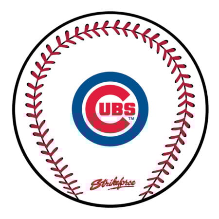 KR Strikeforce MLB Chicago Cubs Round Leather Shammy