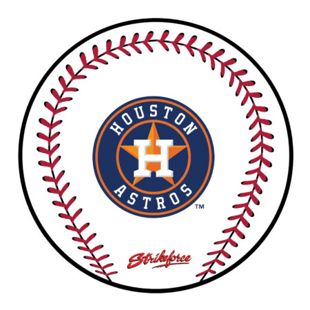 KR Strikeforce MLB Houston Astros Round Leather Shammy