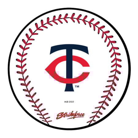 KR Strikeforce MLB Minnesota Twins Round Leather Shammy