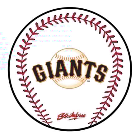 KR Strikeforce MLB San Francisco Giants Round Leather Shammy