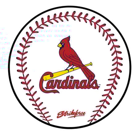KR Strikeforce MLB St. Louis Cardinals Round Leather Shammy