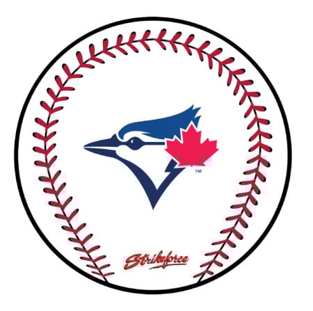 KR Strikeforce MLB Toronto Blue Jays Round Leather Shammy